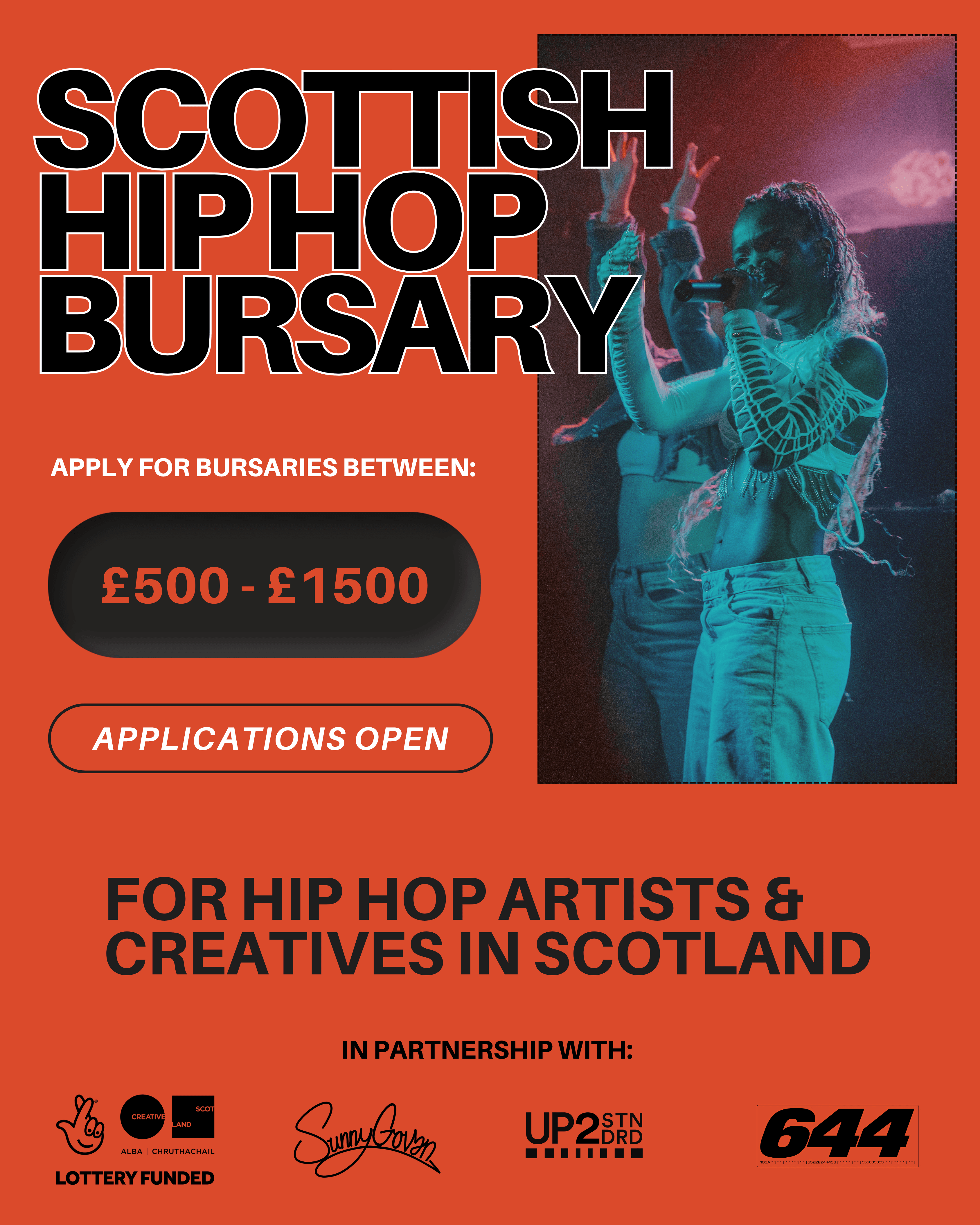Scottish Hip Hop Bursary 2026