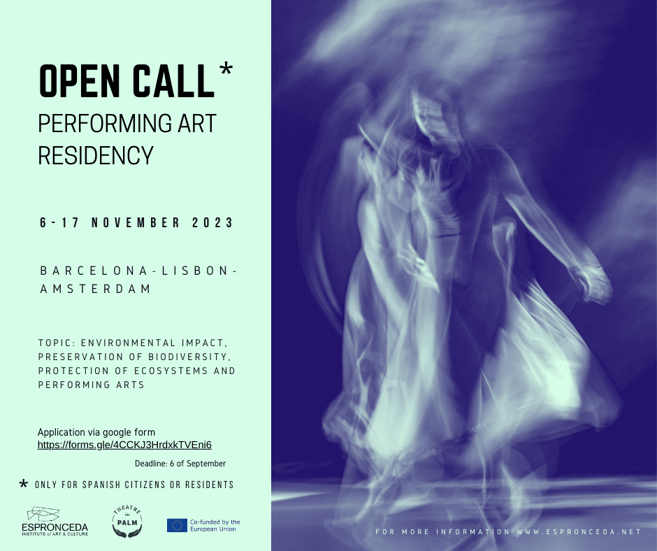 OPEN CALL: THEATRE IN PALM HYBRID RESIDENCY